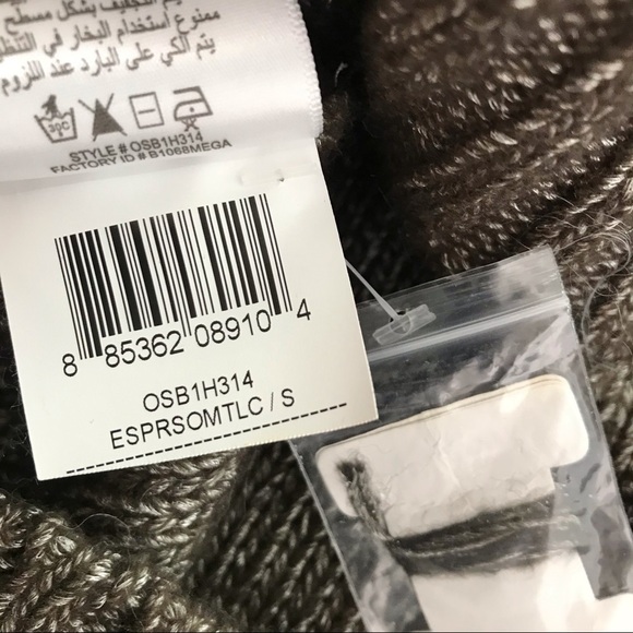 BCBGeneration Wool Blend Brown Crop Sweater SMALL - Picture 6 of 8